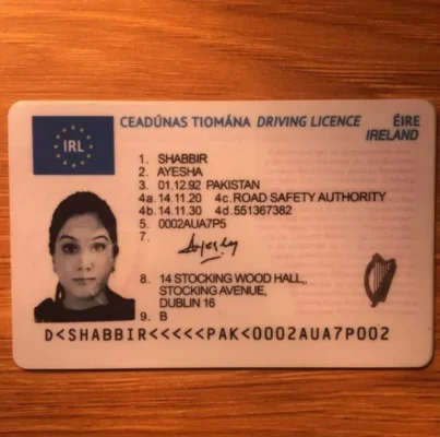 Buy Irish Drivers License